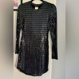 B. Darlin black bodycon dress with sequins